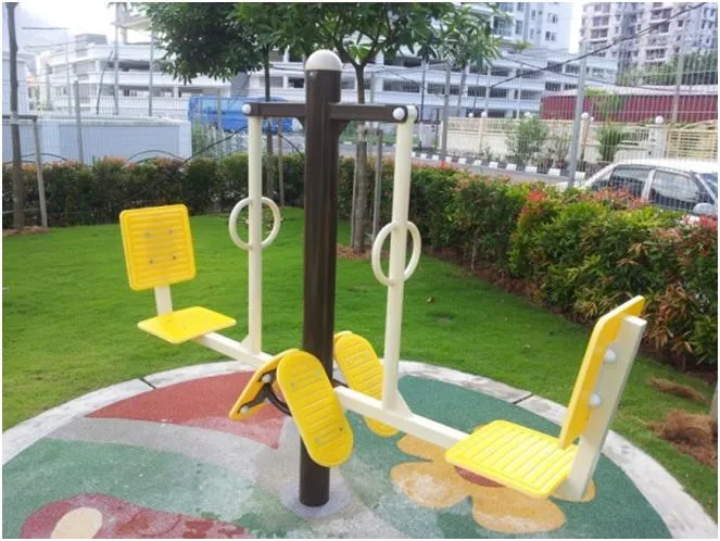 Fitness Seat & Backrest on HDPE